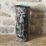 70s ceramic roller vase