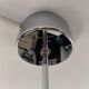 Streamline modern ceiling lamp in chrome with neon tubes, Germany, 1935