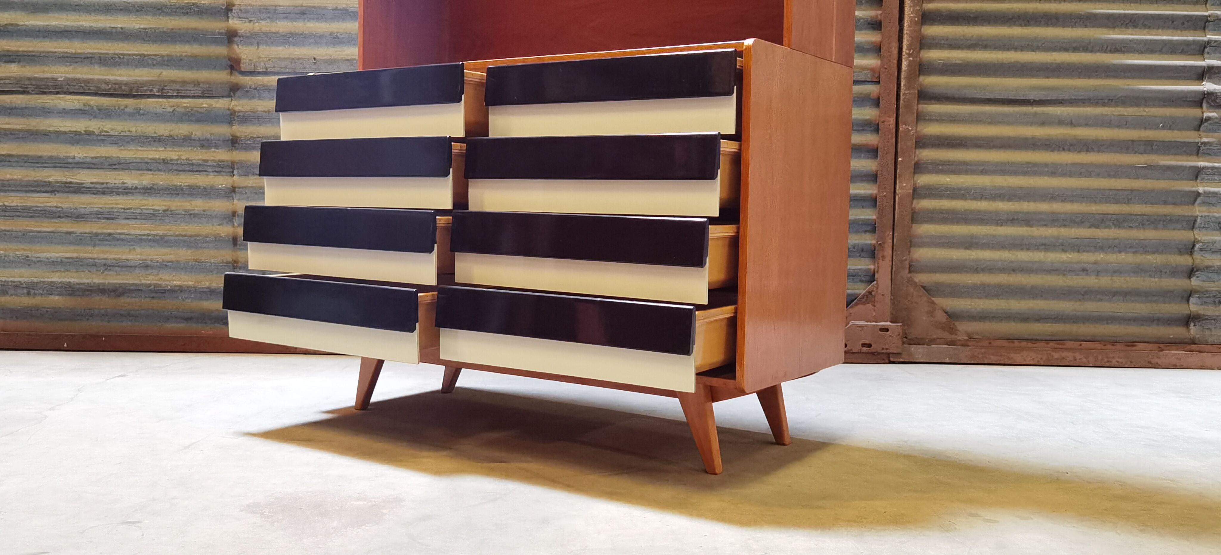 Library U 453 by Jiri Jiroutek for Interior Praha Foot Compass 1960