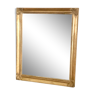 Golden mirror 28x23 cm