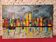 Tableau sur toile technique mixte New York signé B Morisson