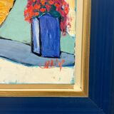 Painting "Greek Island of Mykonos" by Ghislaine Caprin