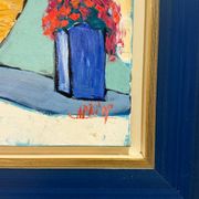 "Tableau 'Greek island of Mykonos' by Ghislaine Caprin"