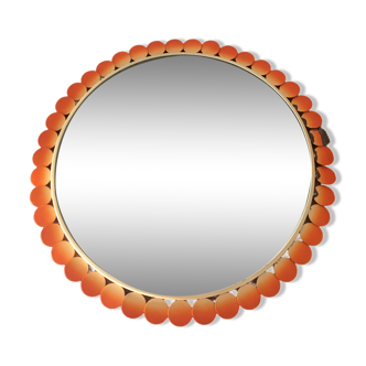 Mirror petals vintage seventies 56cm