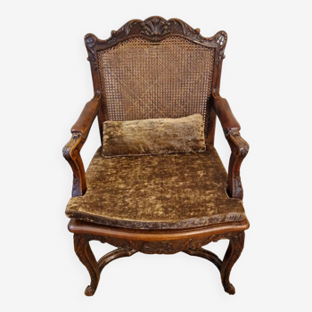 Louis XV armchair in oak