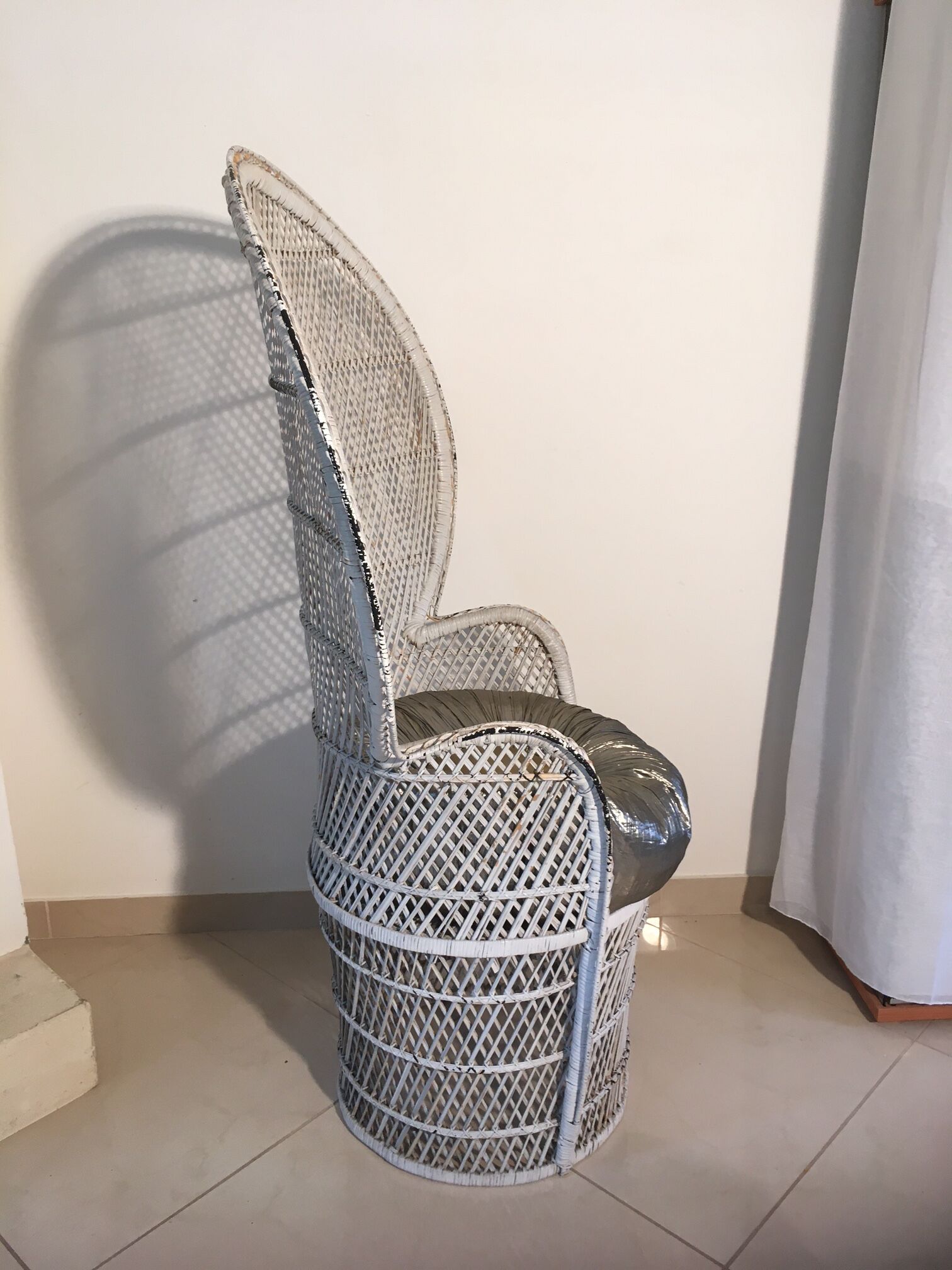 Emmanuelle armchair in rattan