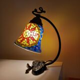 Butterfly mosaic table lamp
