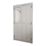 Parisian wardrobe with mirror