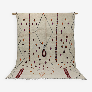 Tapis marocain berbère 286 x 195 cm tapis azilal en laine