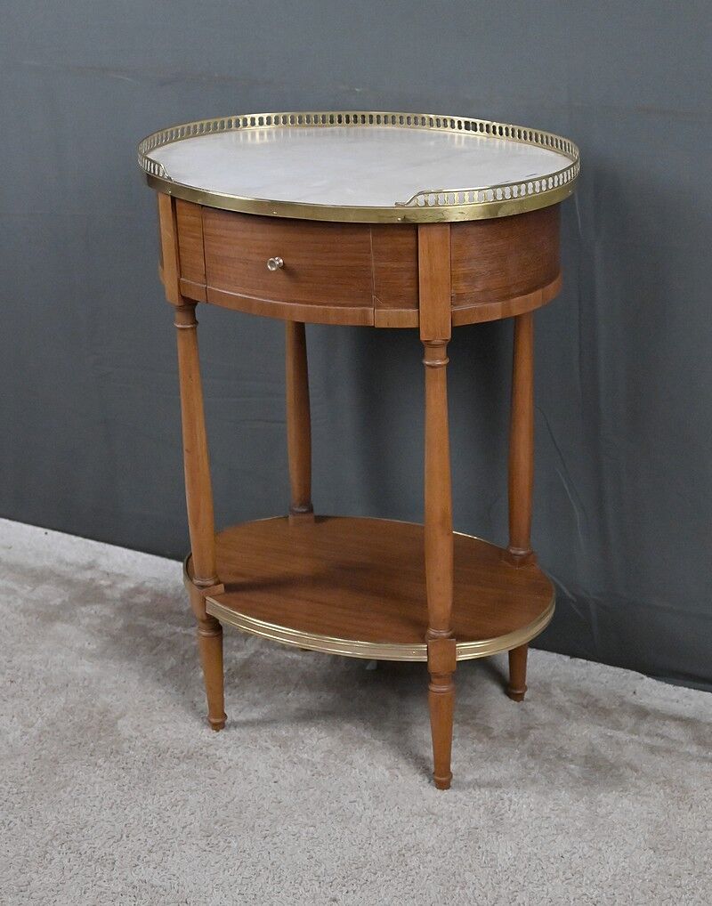 Mahogany coffee table, Louis XVI style – 2nd half of the 19th century