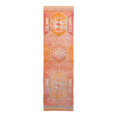 Tapis de couloir bohème orange corail 3x11, 93x325 cm