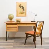 1950s desk with compass base