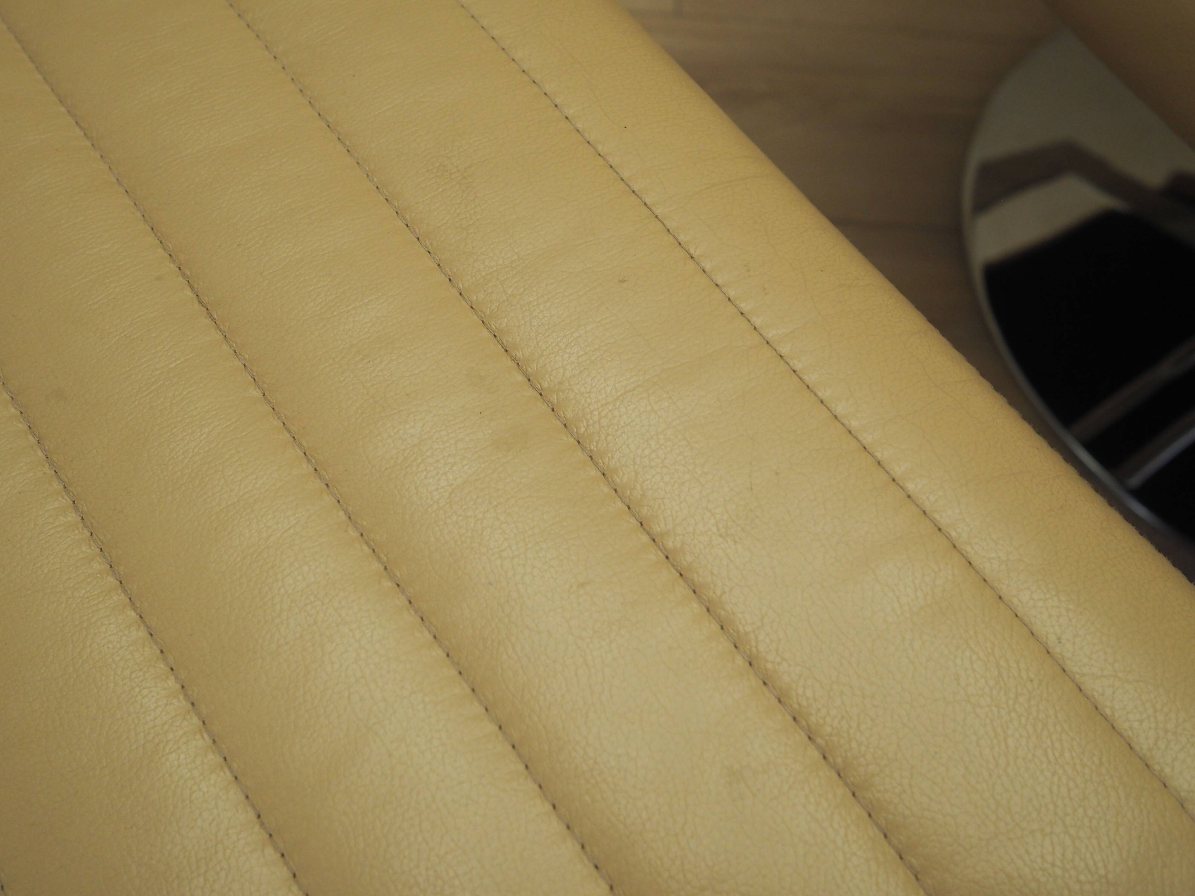 Lounge armchair and footstool set, Danish design, 1970s, manufacture: BoCon