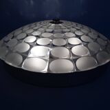 Large German Glass Ceiling Lights, Set of 2, 1960s