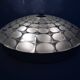 Large German Glass Ceiling Lights, Set of 2, 1960s