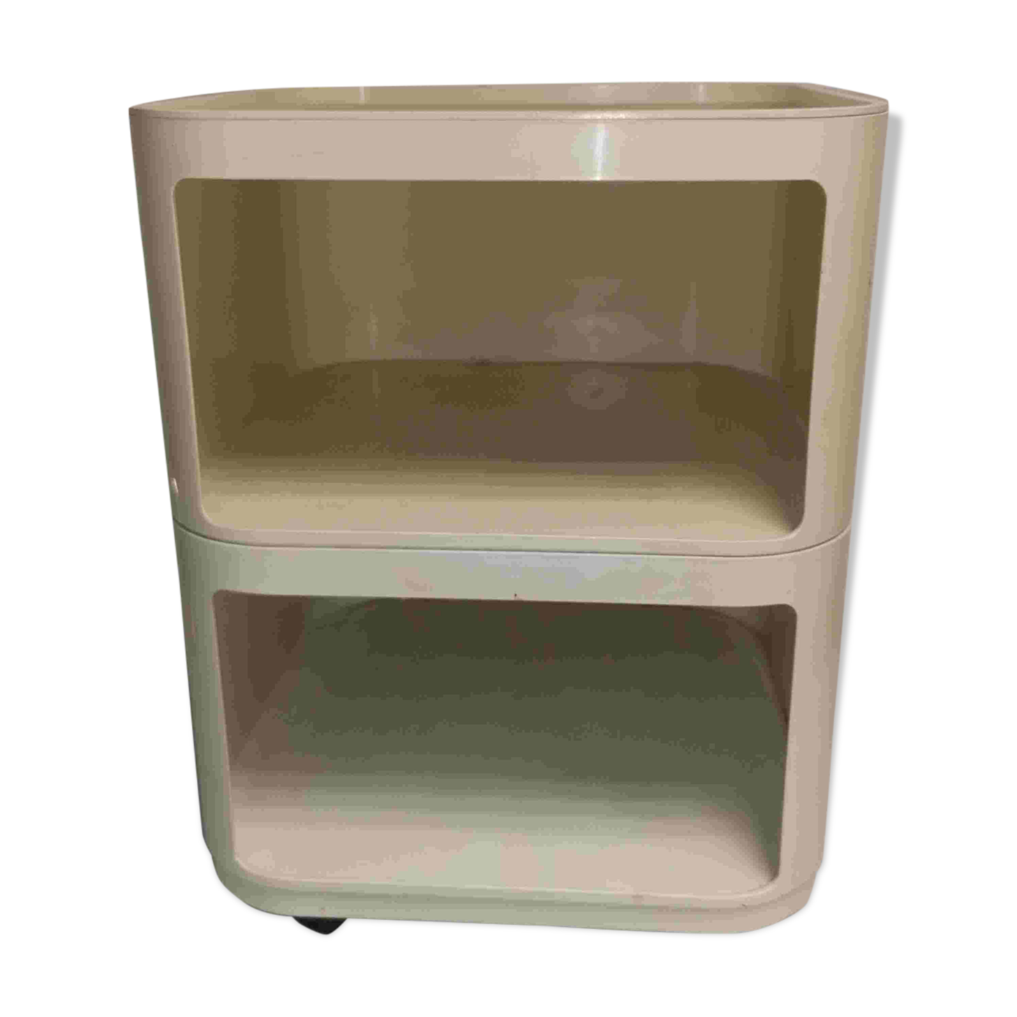 Vintage bedside table by Anna Castelli, Kartell model 4970 from the Componibili series.