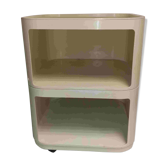 Vintage bedside table by Anna Castelli, Kartell model 4970 from the Componibili series.