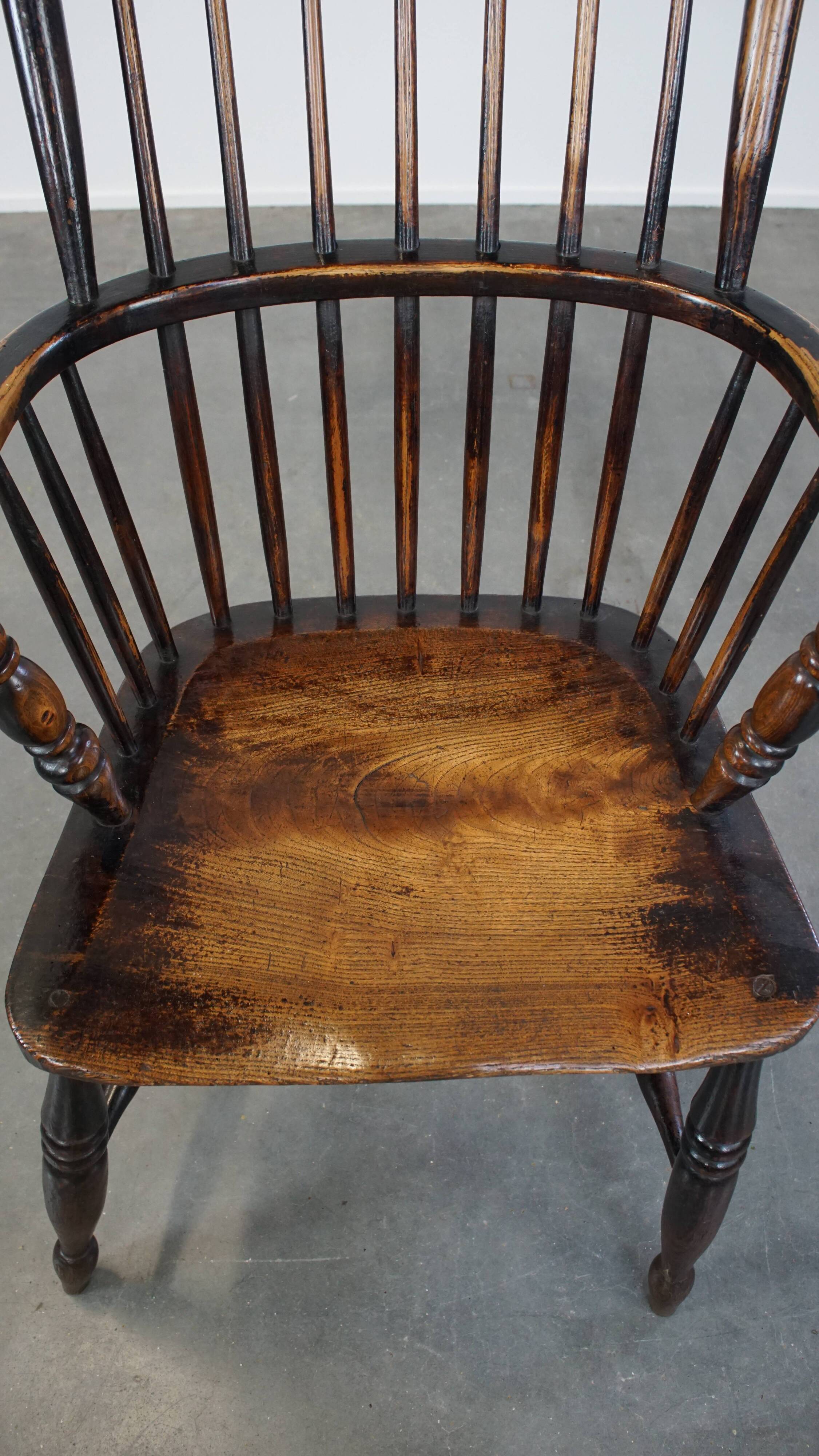 Antique Wooden Spindle Windsor Chair