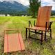 Rattan lounge chair from the 1950s