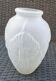 Art deco glass paste vase