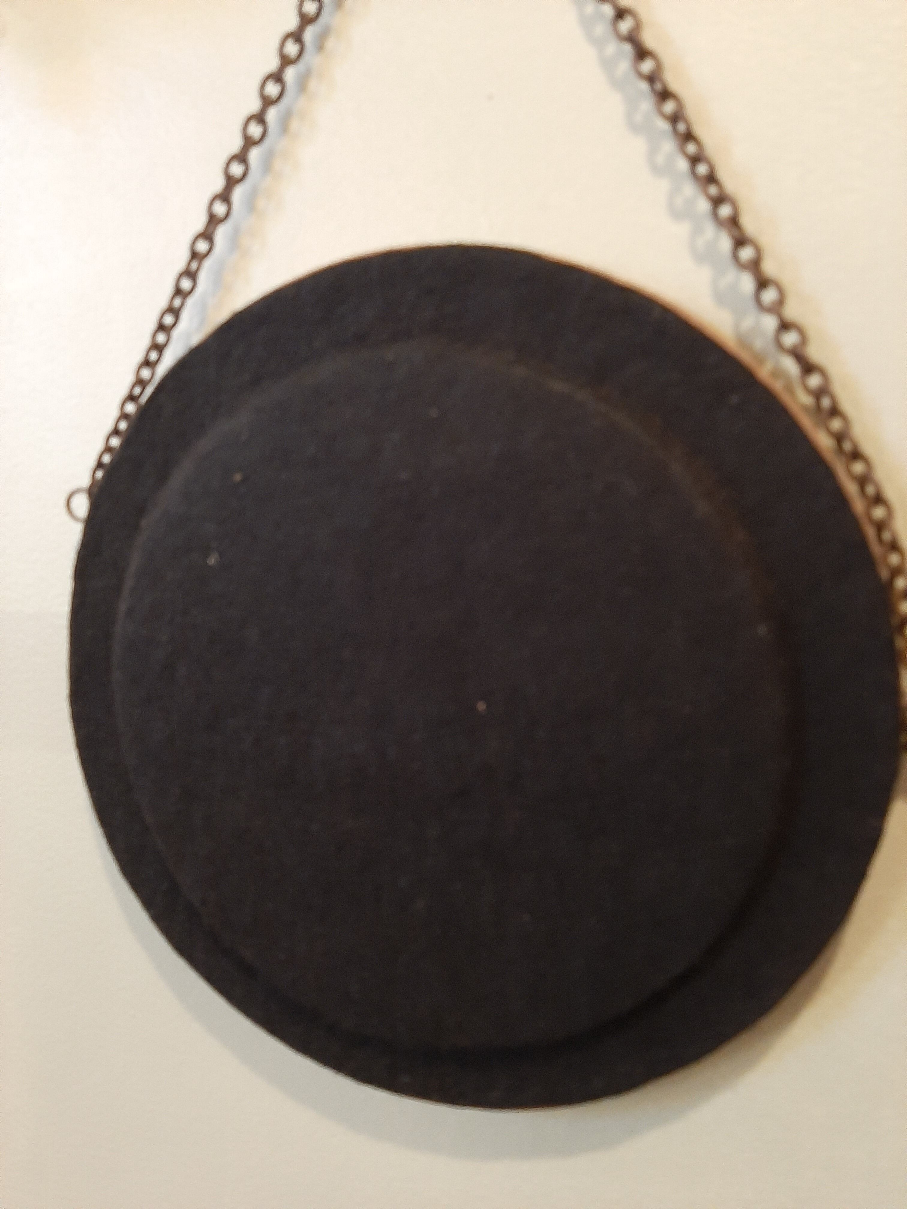 Ceramic round mirror - 21cm