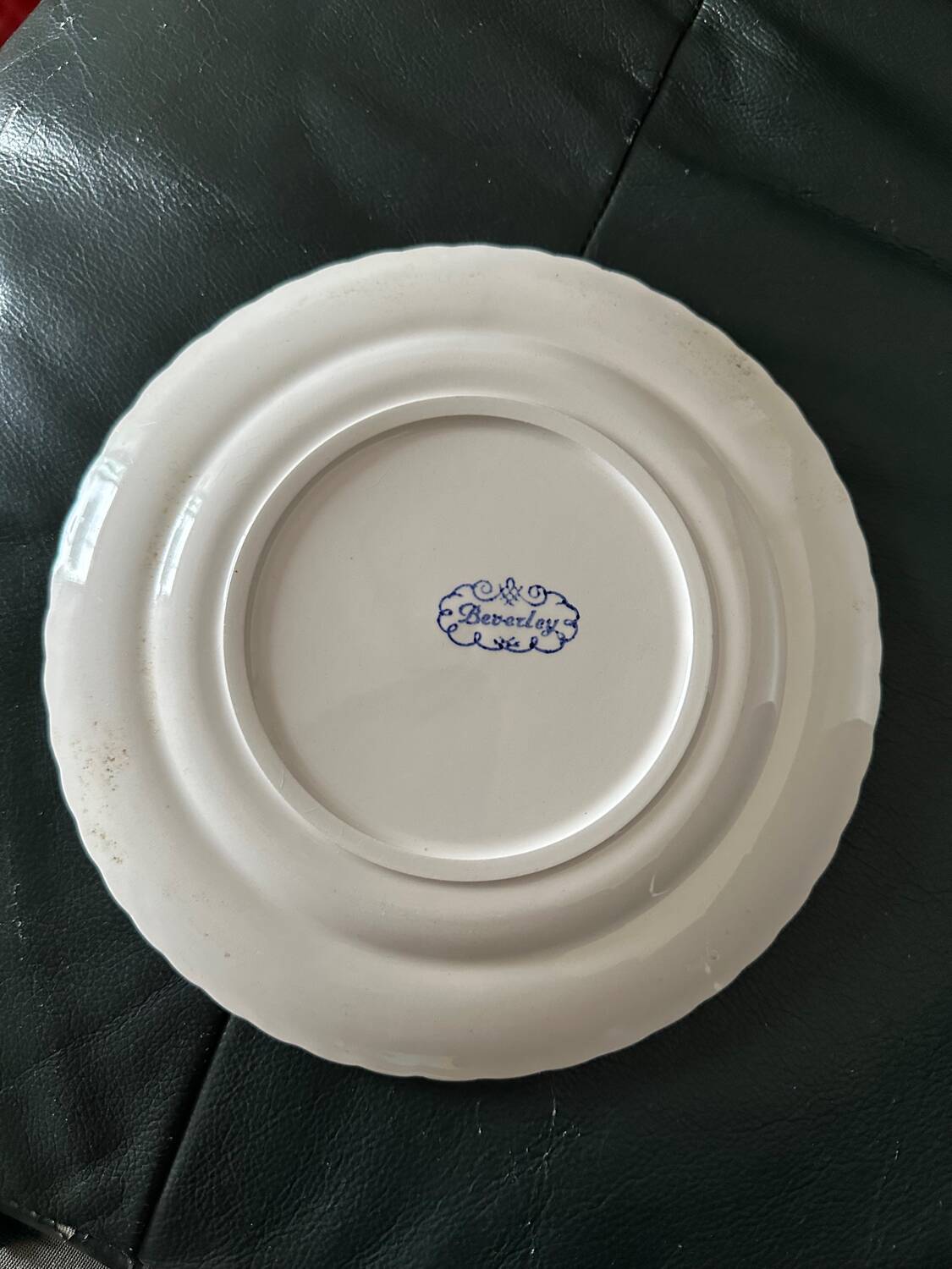 Miniature Ceramic Plate – Faience – Beverley – 19th Century – Art Nouv