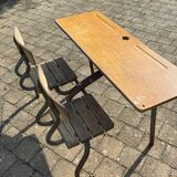 Bureau double d'écolier