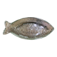 Ravier fish transparent glass