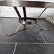 Round living room table from the 60s signed r.corroyez