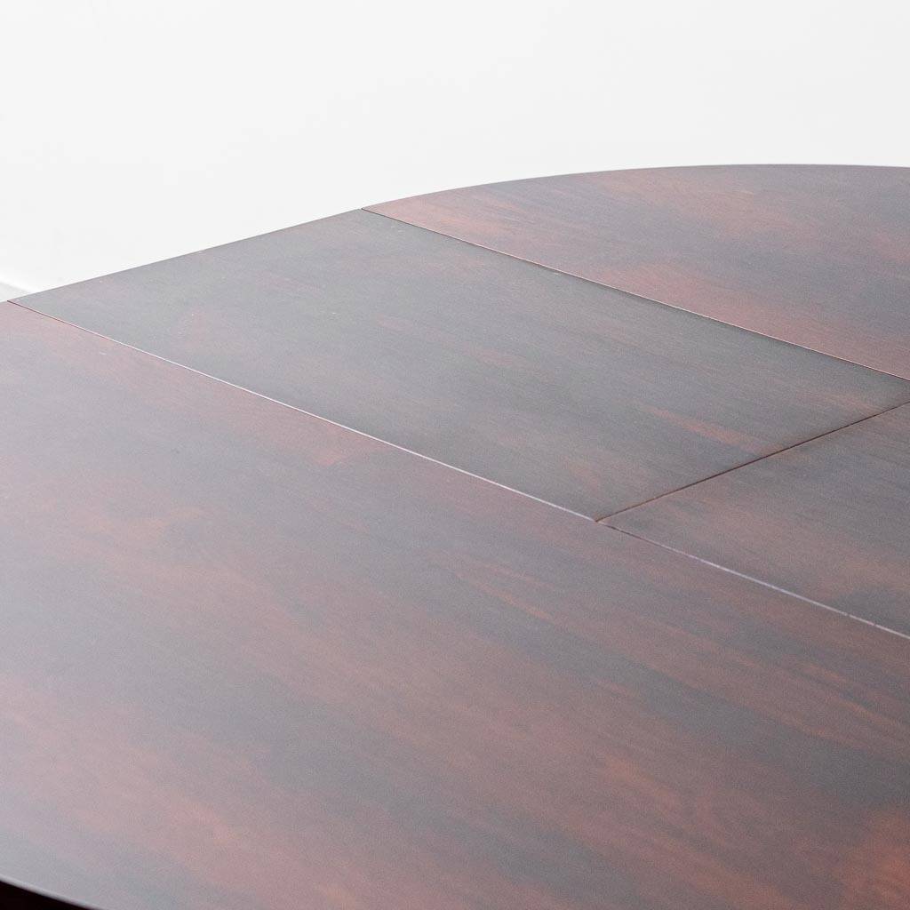 1960s vintage moderne antique table à rallonge en teck