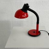 Red aluminor desk lamp from the 70s