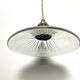 1950s glass pendant light