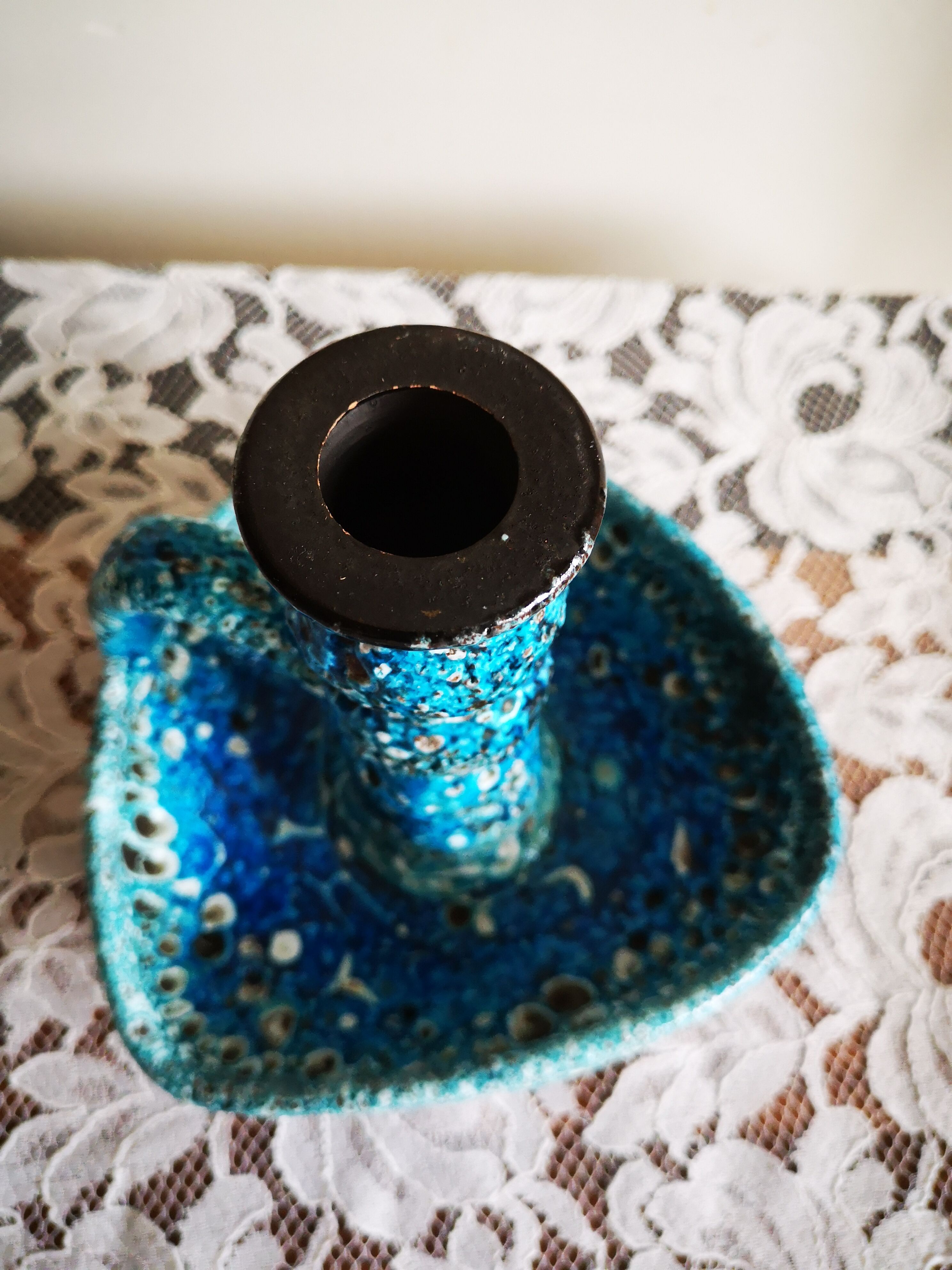 Candle holder ceramic Cyclops