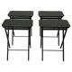 Set of 4 service tables by Artex-Green Corp, 1960s, USA