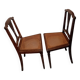 Lot de 2 chaises avec cannage