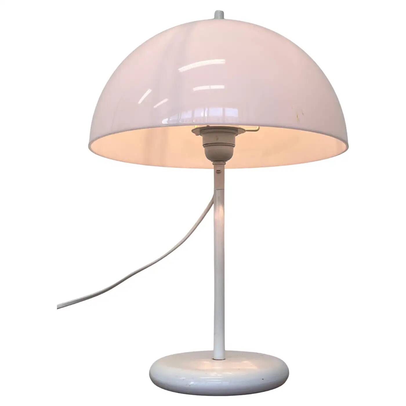 Lampe de table champignon design futuriste des années 1980