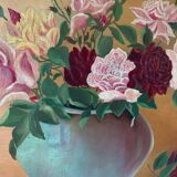 Tableau bouquet peinturez l’huile