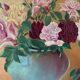 Tableau bouquet peinturez l’huile