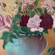 Tableau bouquet peinturez l’huile