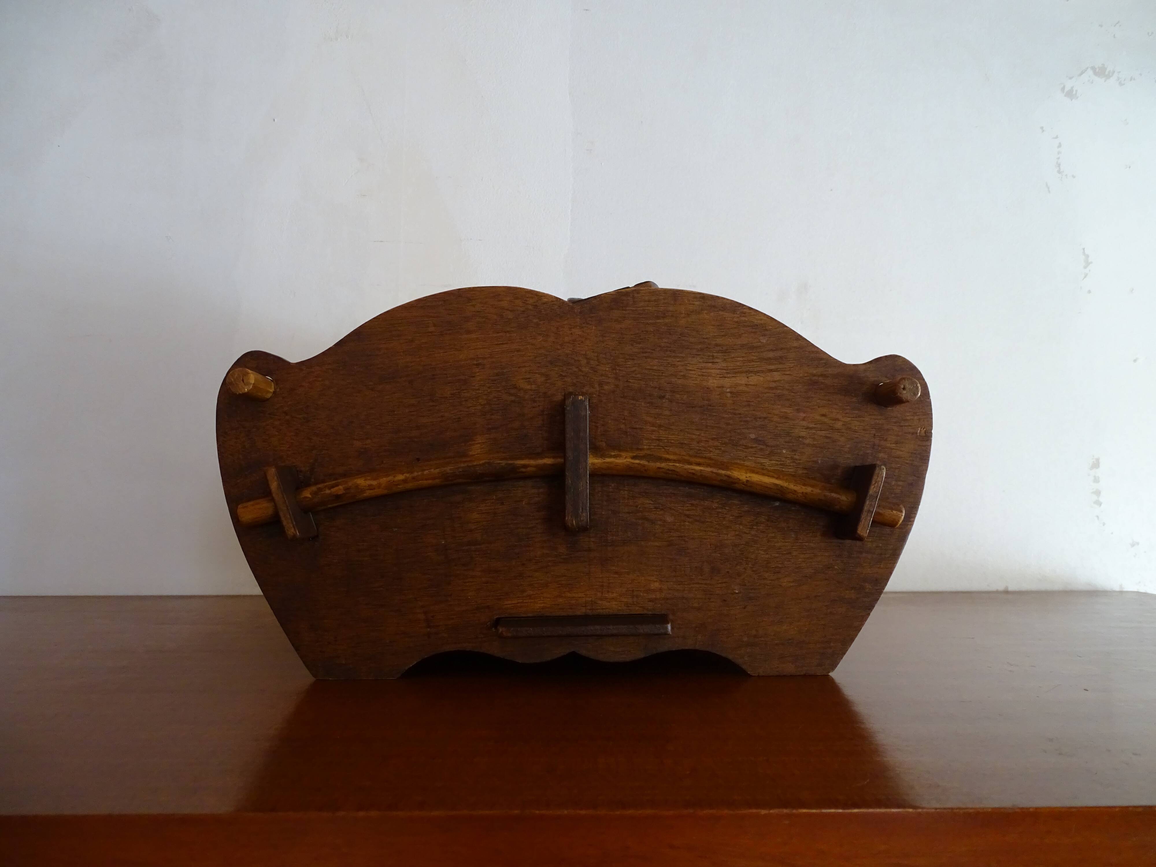 Scandinavian worker in vintage wood