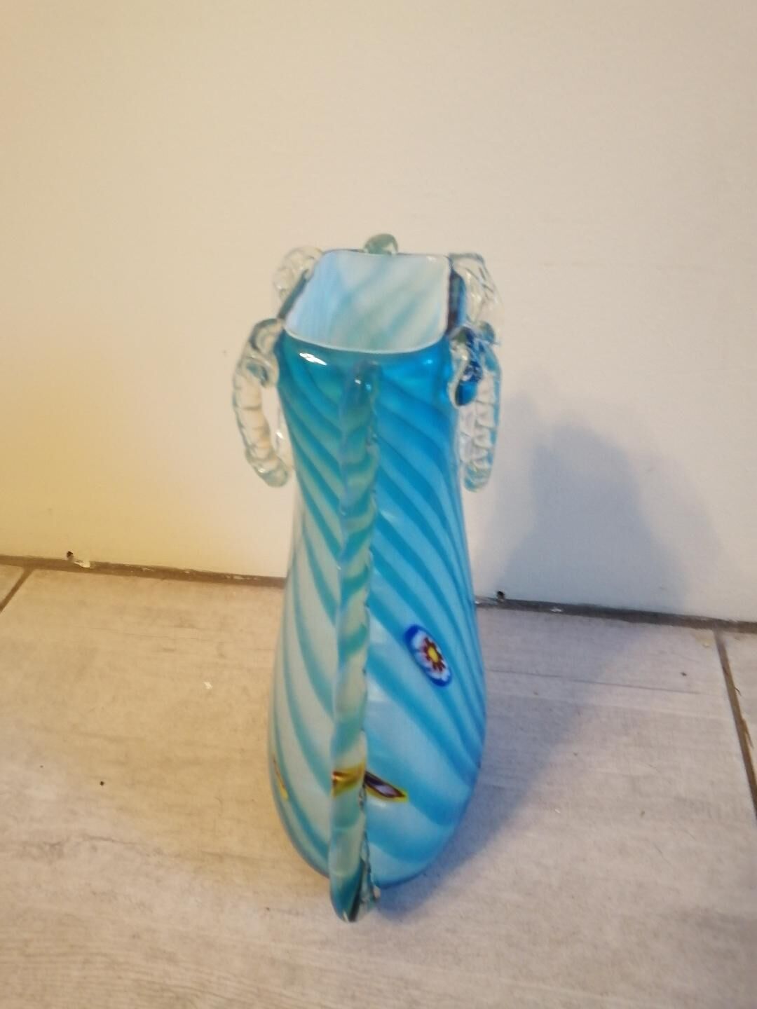 Vase muticouches soufflé à la bouche Murano