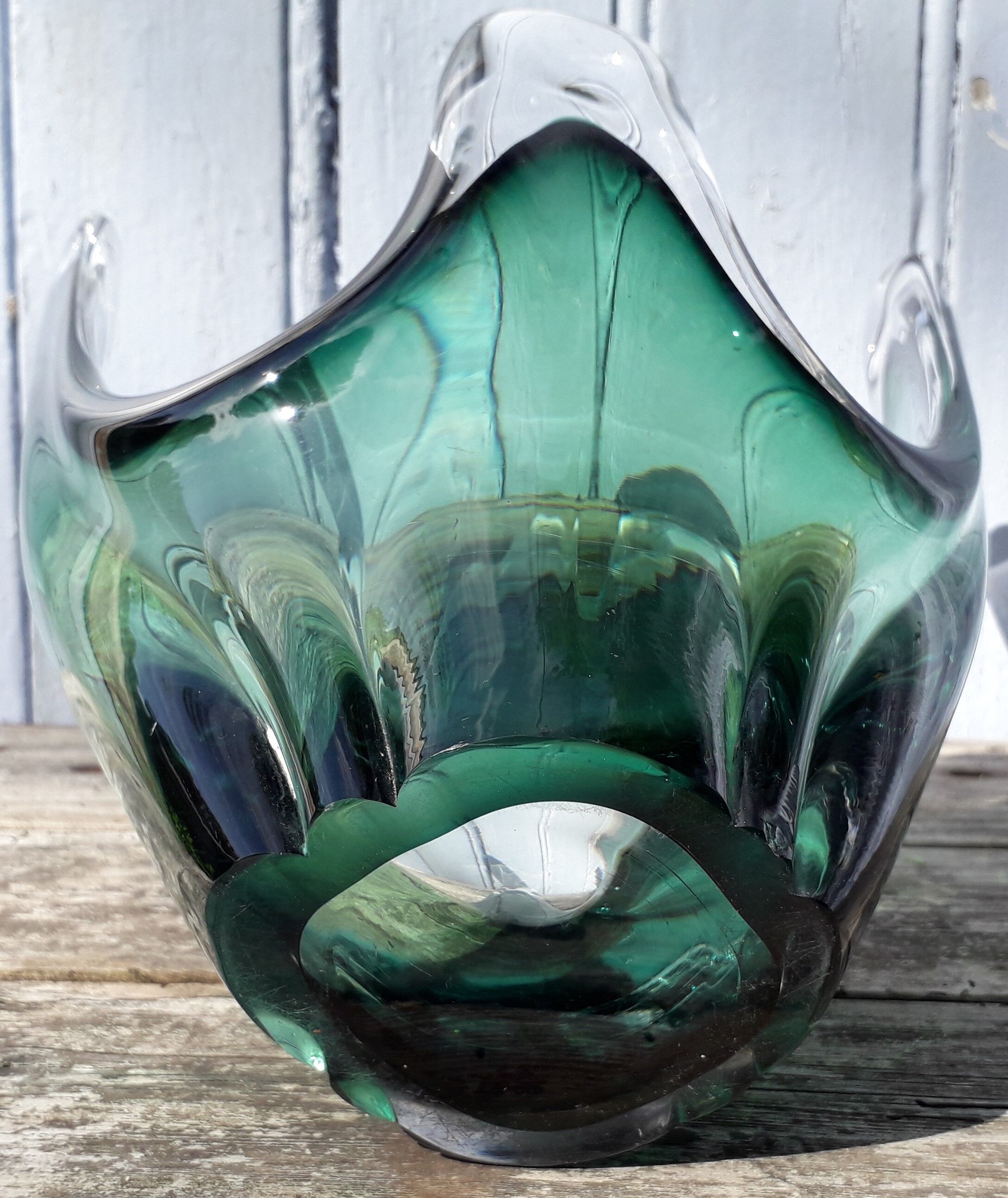 Glass center table