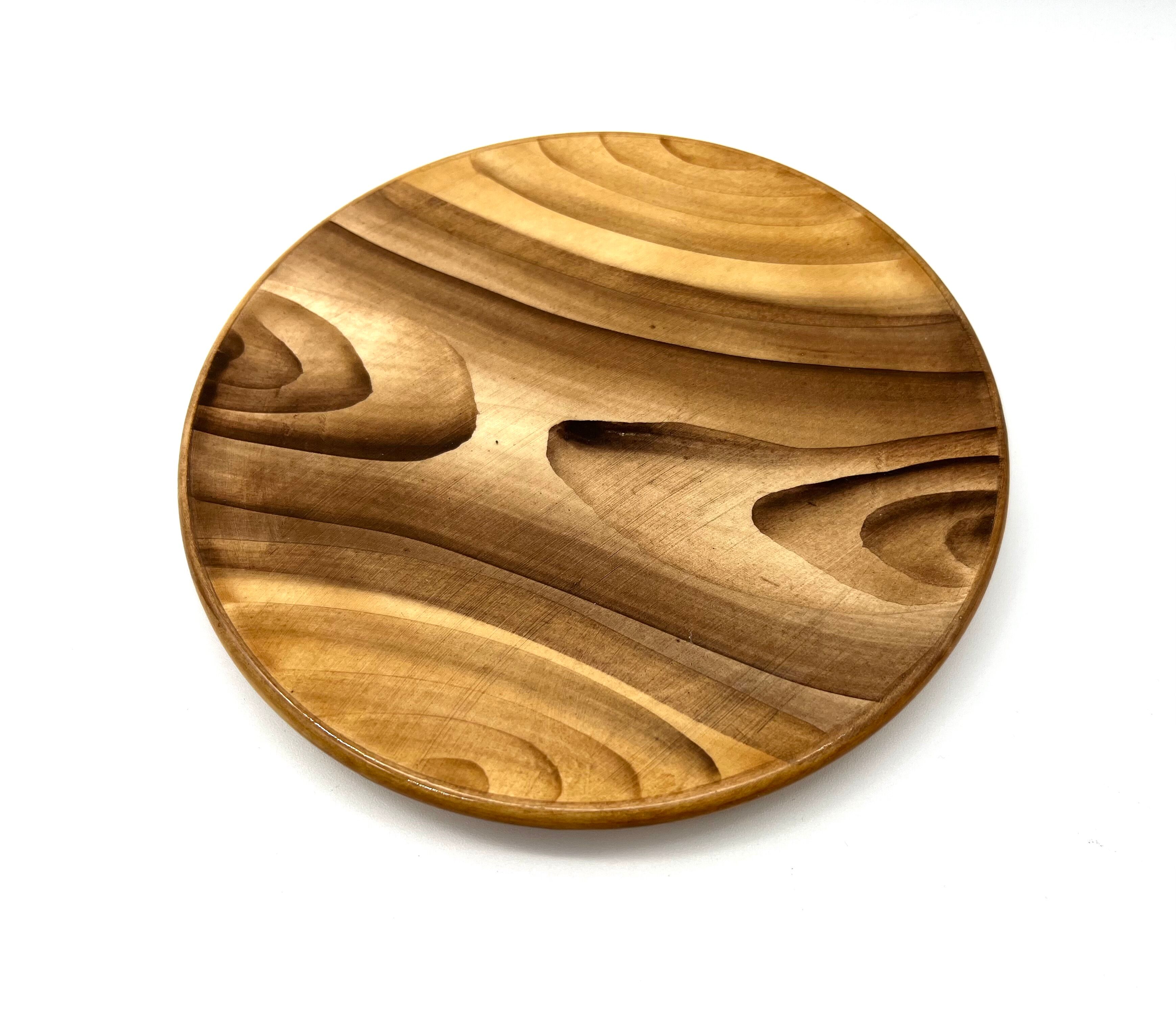 Vintage Vallauris Tea Service in Faux Bois by Grandjean-Jourdan