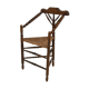 Antique wicker armchair