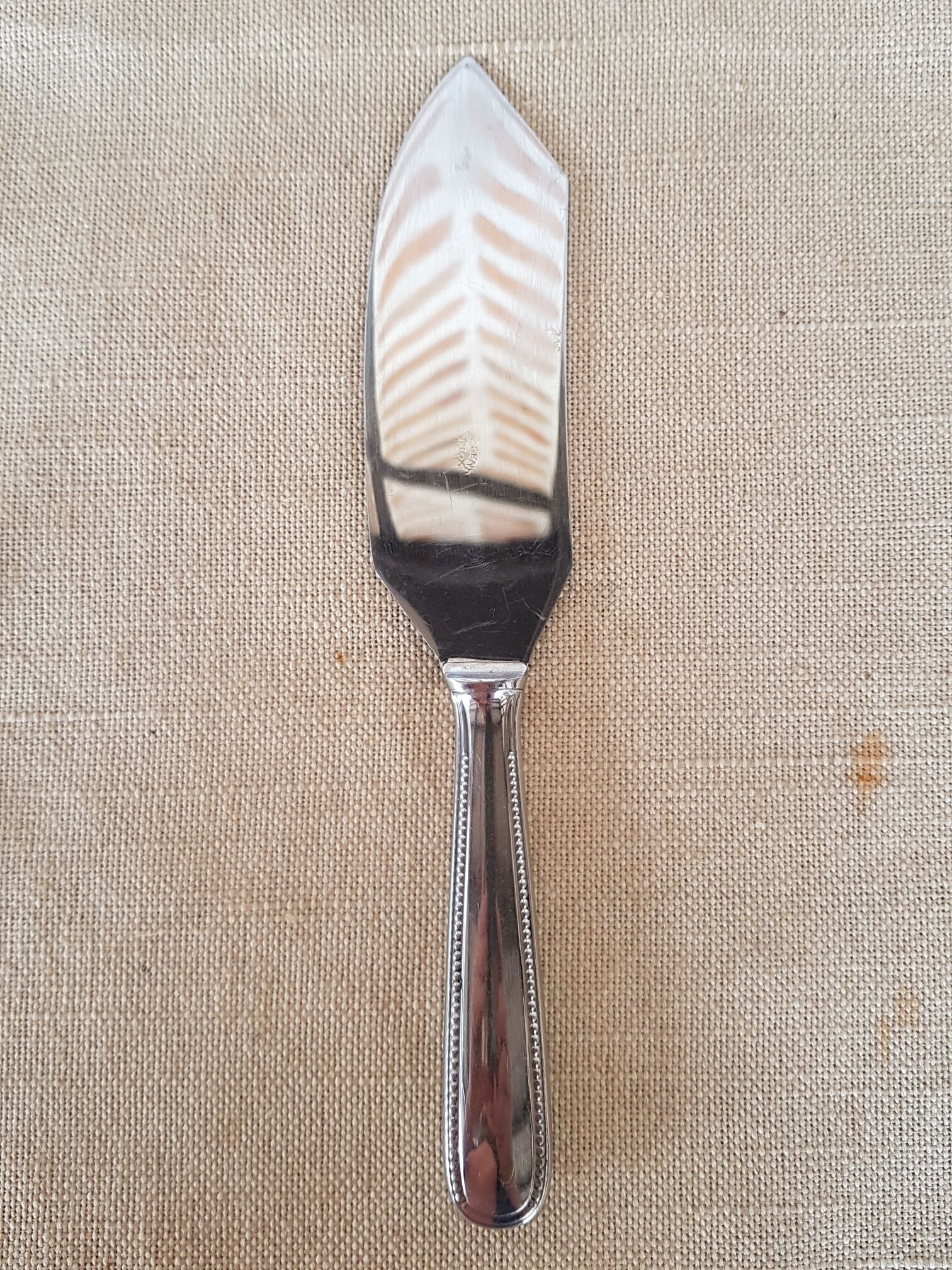12 dessert forks + stainless steel pie shovel knife