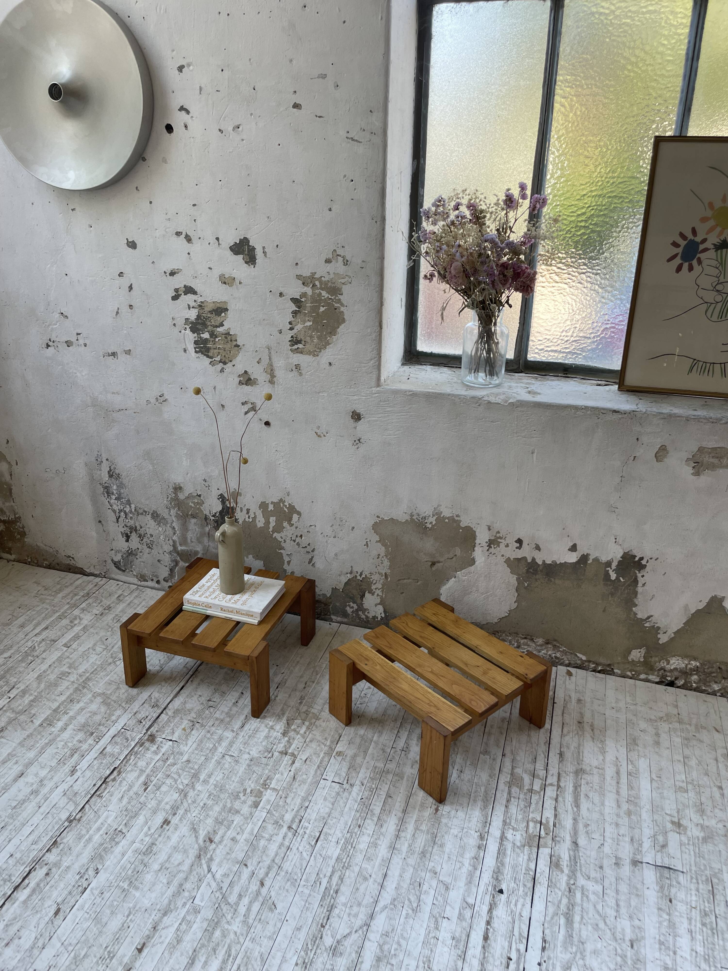 End stools for sofas pine mountain furniture 1960