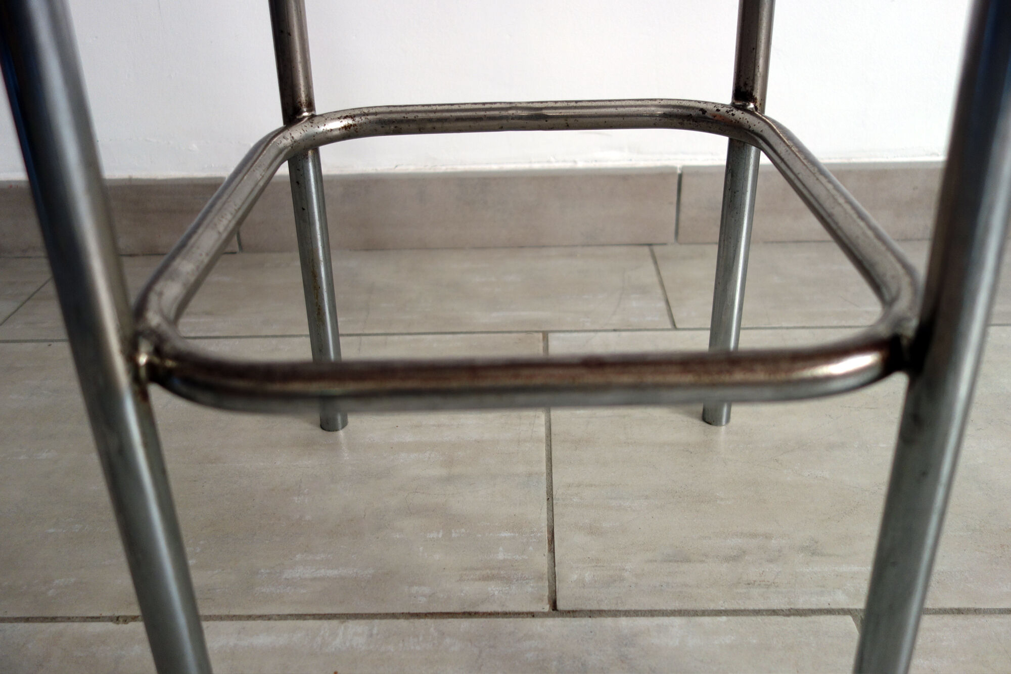 Vintage industrial screw stool