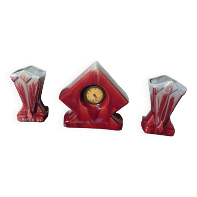 garniture de meuble ou cheminee art deco
