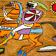 Ceramic bas-relief by Bruno Ugo for HUGO R.S.M. Repubblica di S. Marino Anni '60