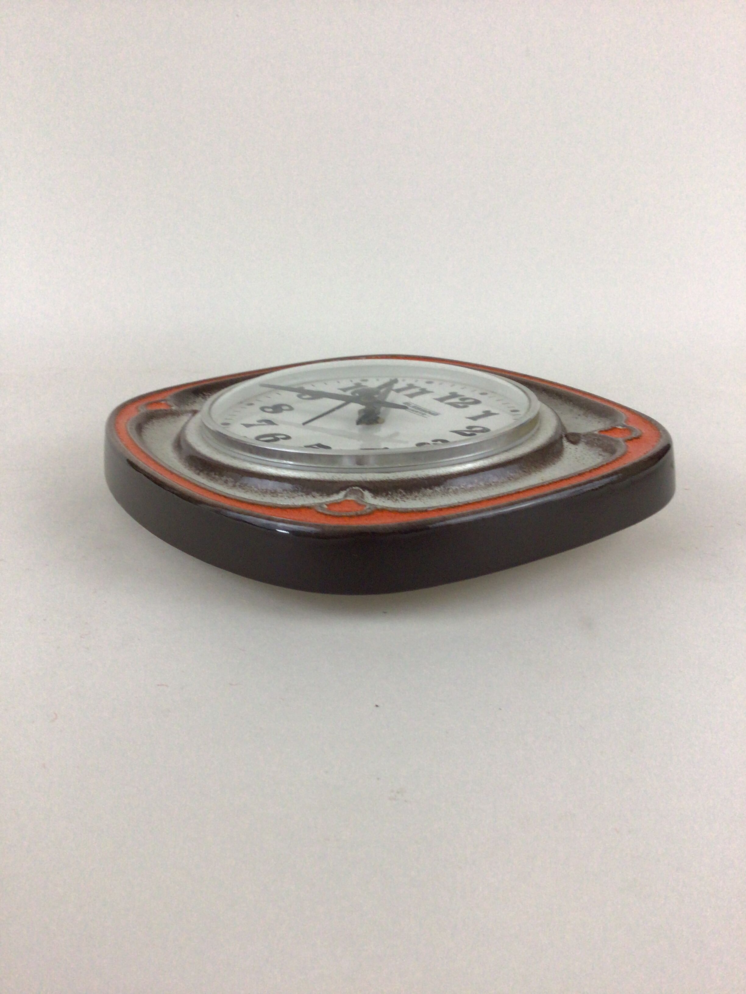 West Germany earthenware clock 70s